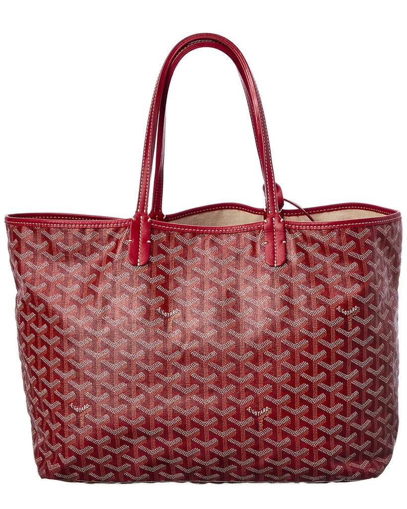 商品[二手商品] Goyard|Goyard Red Goyardine Canvas St. Louis PM (Authentic Pre-Owned),价格¥13001,第4张图片详细描述