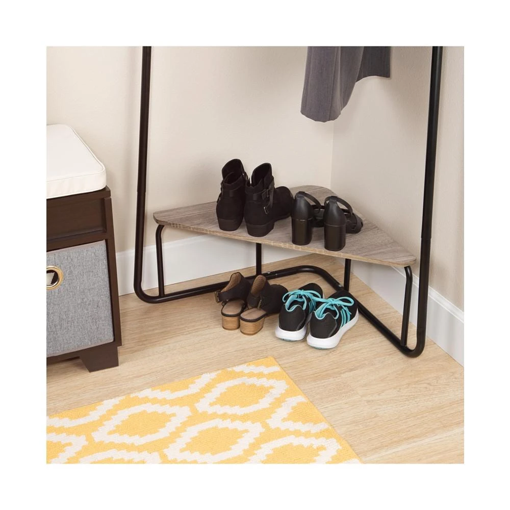 Corer Garment Rack with Wood Shelf 商品