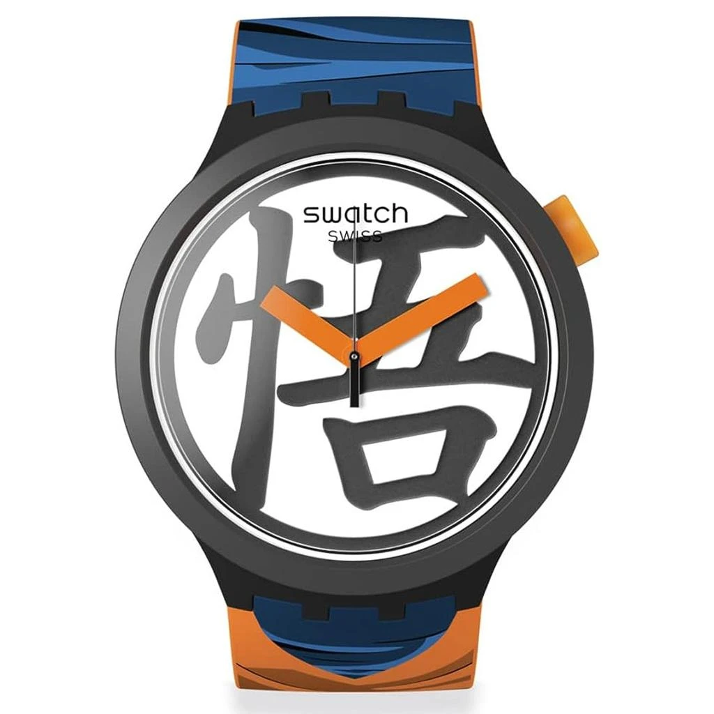 商品Swatch|Swatch Men's Goku White Dial Watch,价格¥905,第1张图片