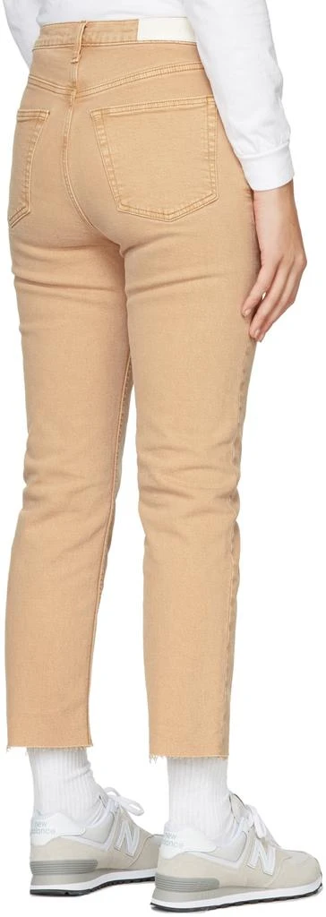 商品Re/Done|Ultra High-Rise Stove Pipe Denim Jeans,价格¥707,第3张图片详细描述