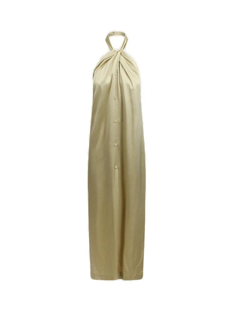 商品Nanushka|Nanushka Elima Slip Satin Halterneck Dress,价格¥3997,第1张图片