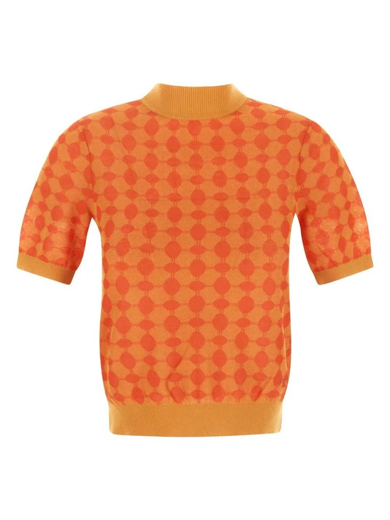 商品Tory Burch|Orange KnitwearT-Shirt,价格¥1655,第1张图片