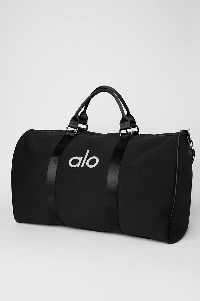 Alo Large Traverse Duffle - Black/Silver - Travel Bags - Free