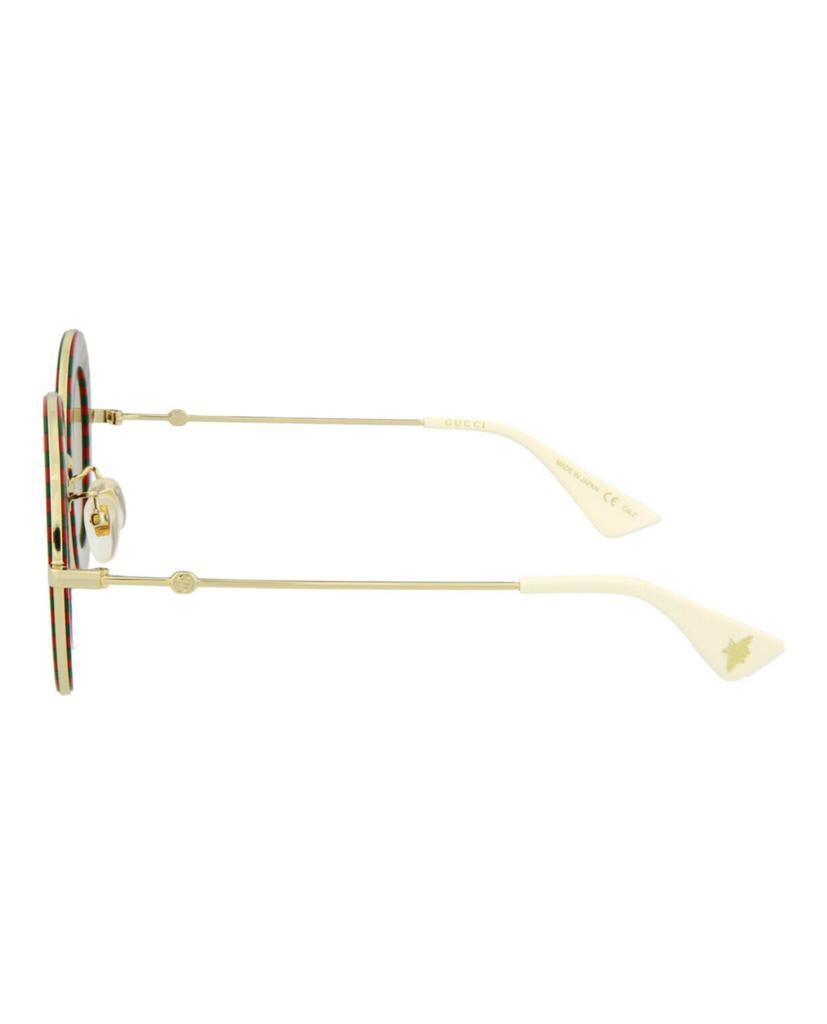 商品Gucci|Round-Frame Metal Sunglasses,价格¥1456,第5张图片详细描述