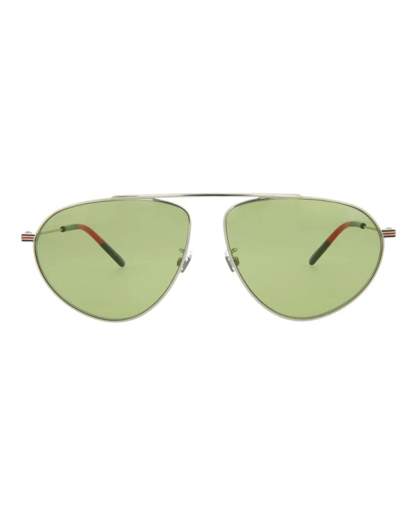商品Gucci|Aviator-Frame Metal Sunglasses,价格¥1250,第1张图片