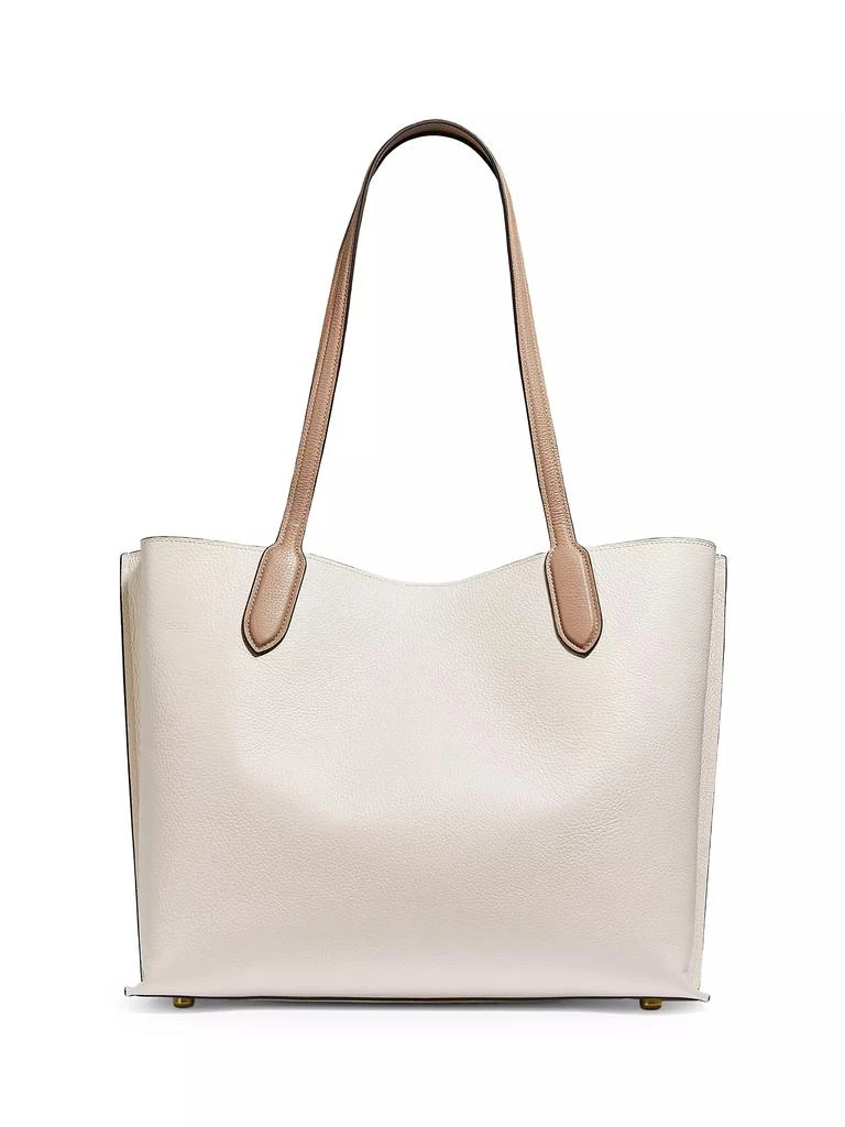 商品Coach|Willow Colorblock Leather Tote,价格¥2609,第3张图片详细描述