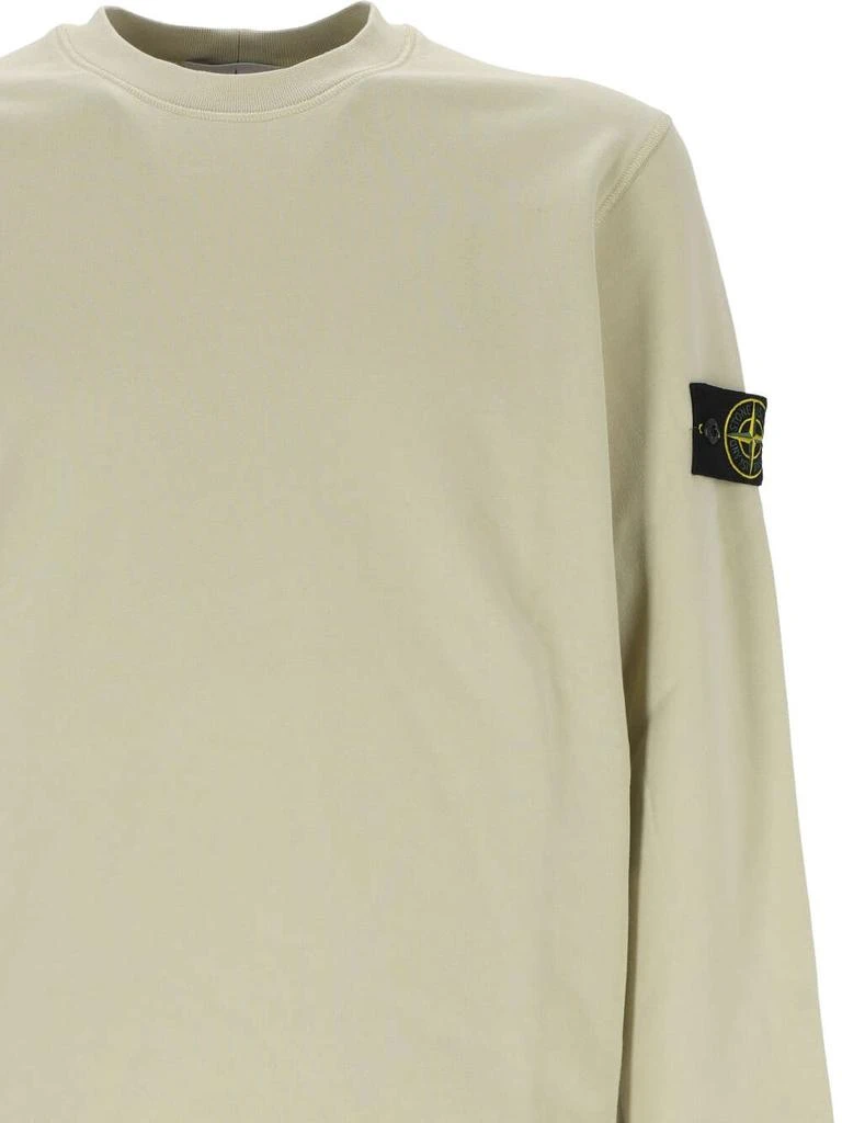 商品Stone Island|Stone Island Logo Patch Crewneck Sweatshirt,价格¥1507,第3张图片详细描述