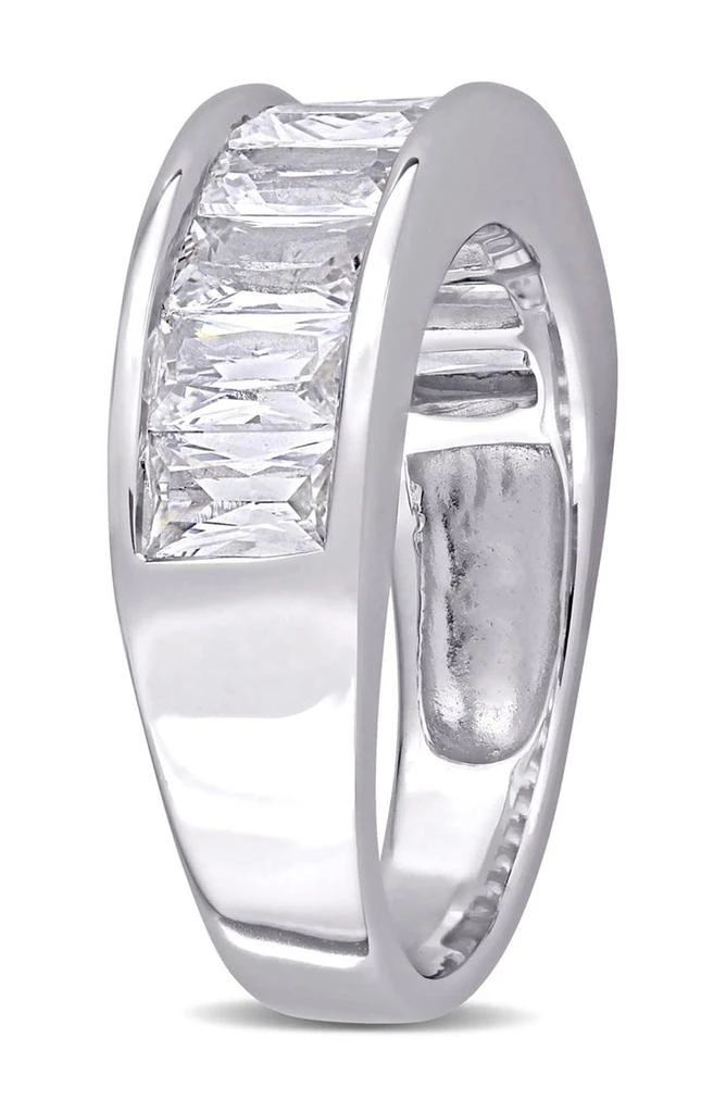商品DELMAR|Sterling Silver Baguette Cut Created White Sapphire Ring,价格¥700,第4张图片详细描述