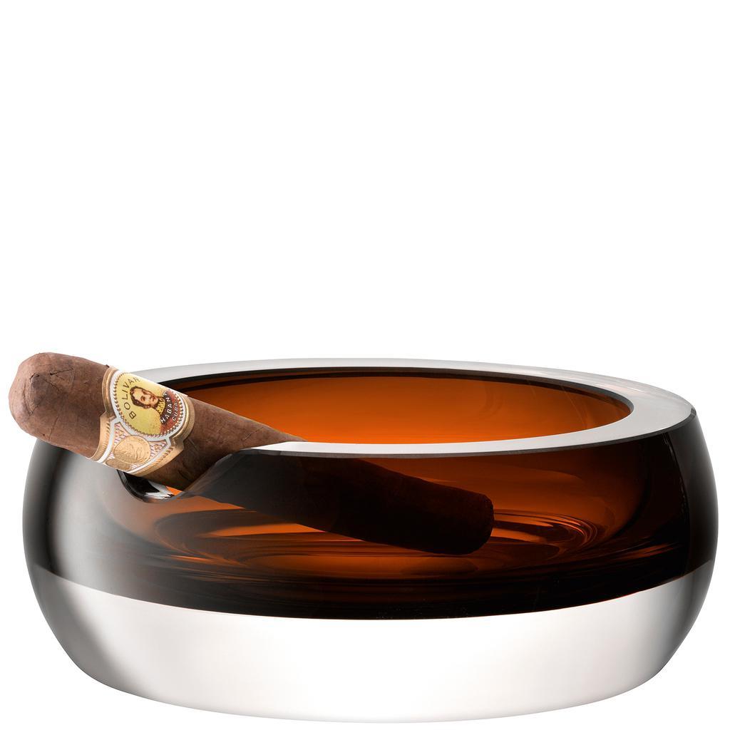 商品LSA International|Whisky club cigar ashtray Ã¸17cm peat brown,价格¥1041,第1张图片