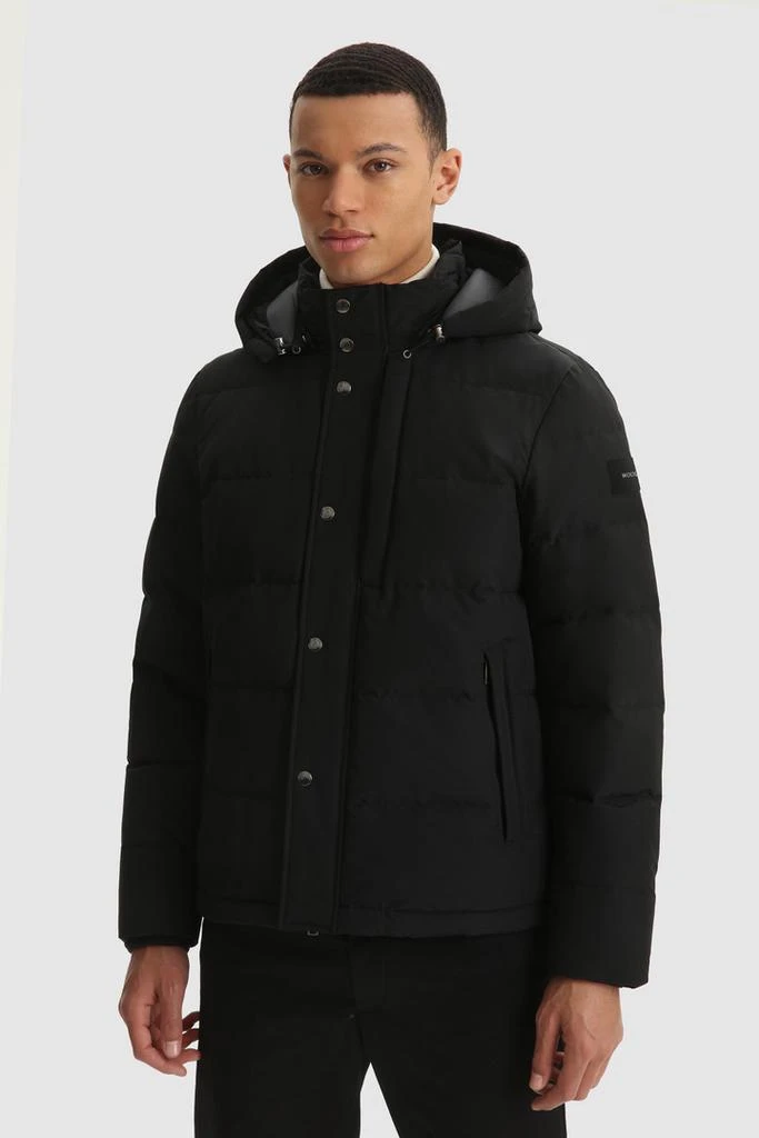 商品Woolrich|Sierra Green Jacket in Organic Cotton and Recycled Nylon,价格¥3504,第1张图片