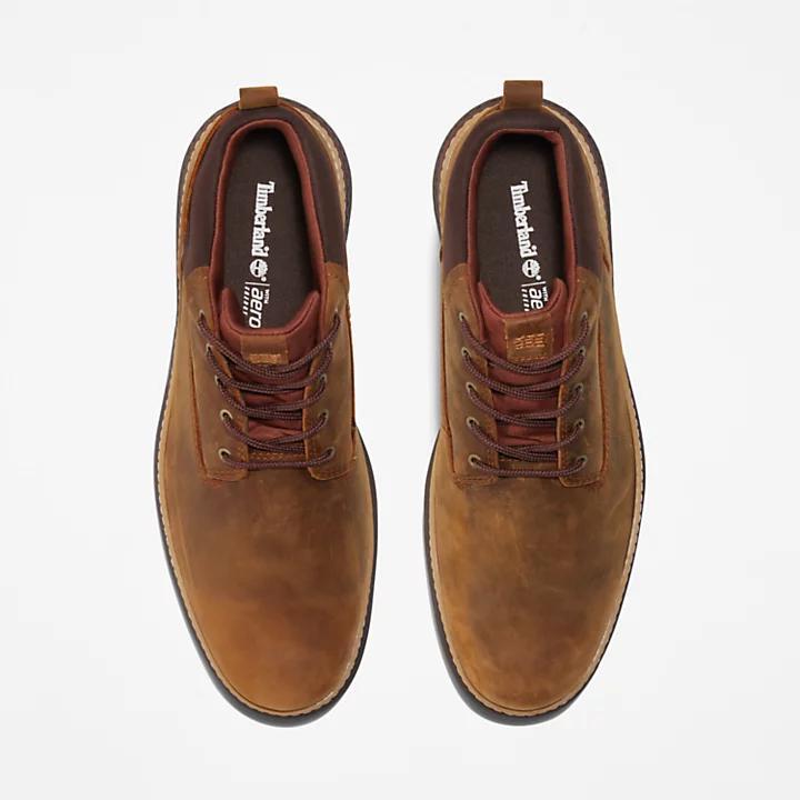 商品Timberland|Cross Mark Gore-Tex® Chukka Boot for Men in Brown,价格¥1404,第5张图片详细描述
