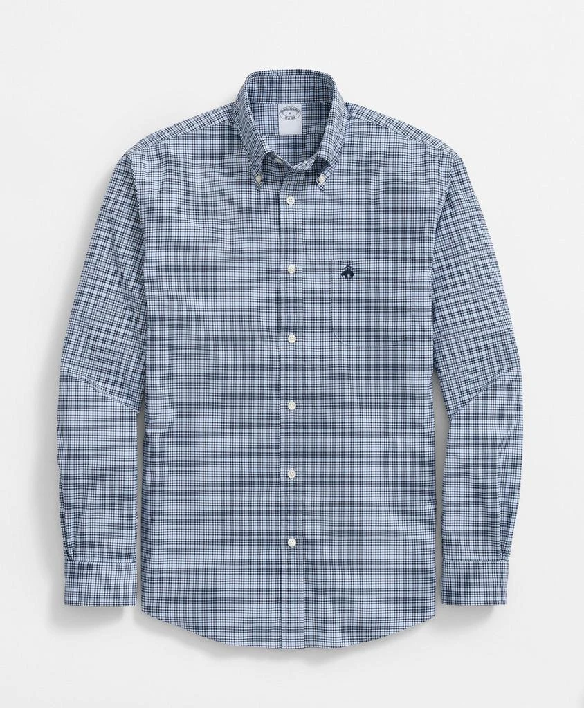 商品Brooks Brothers|Performance Series Stretch Button-Down Collar, Micro Checked Sport Shirt,价格¥737,第1张图片