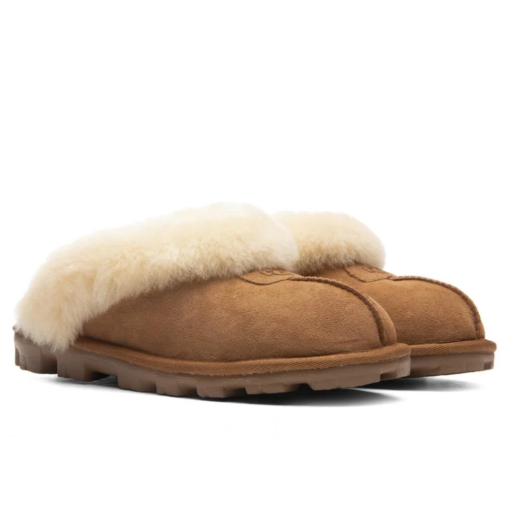 商品UGG|Women's Coquette Slipper - Chestnut,价格¥905,第2张图片详细描述