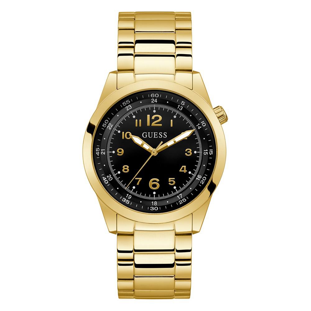 Men's Quartz Gold-Tone Stainless Steel Bracelet Watch 42mm商品第1张图片规格展示