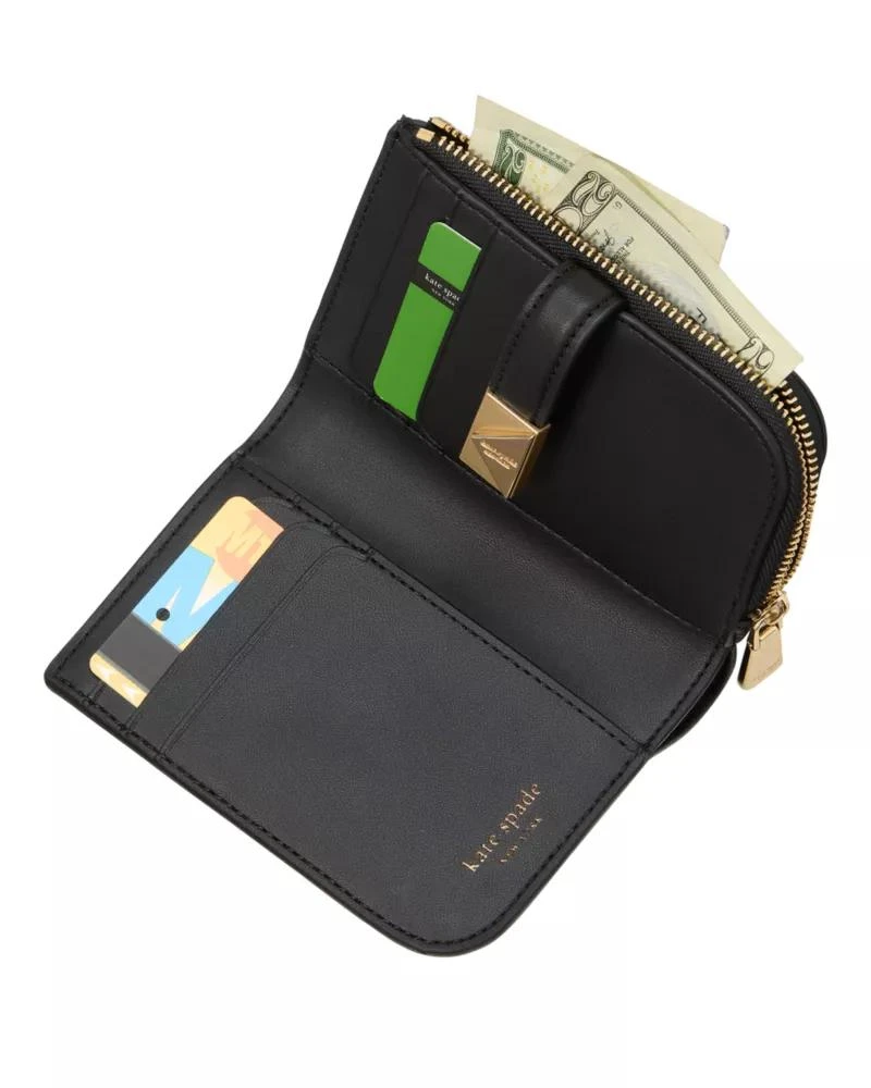 商品Kate Spade|Deco Small Compact Wallet,价格¥480,第5张图片详细描述