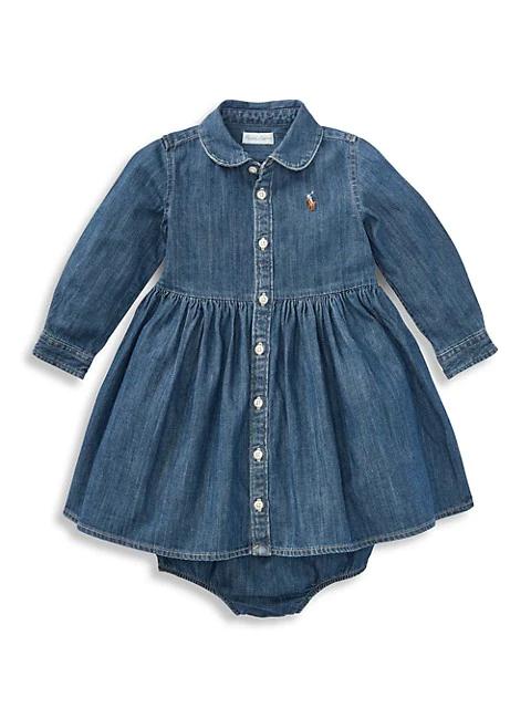 Polo Ralph Lauren | Baby Girl's Denim Shirtdress 329.79元 商品图片