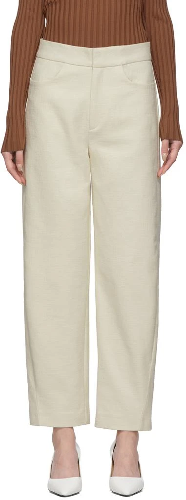 商品Totême|Off-White Navaro Trousers,价格¥1515,第1张图片