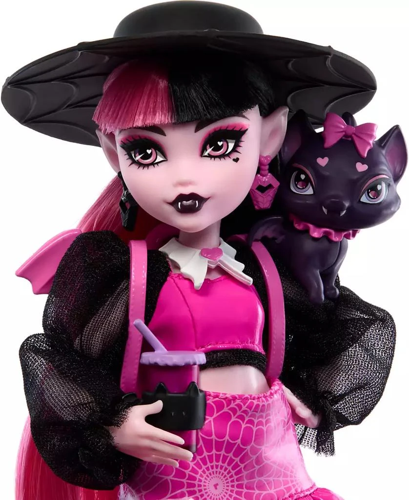 商品Monster High|Draculaura Fashion Doll with Pet Count Fabulous and Accessories,价格¥187,第2张图片详细描述