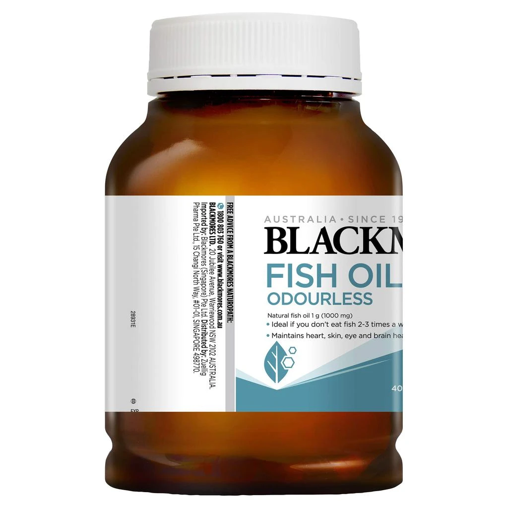 商品Blackmores|Blackmores Odourless Fish Oil 1000mg 400 Capsules,价格¥336,第4张图片详细描述