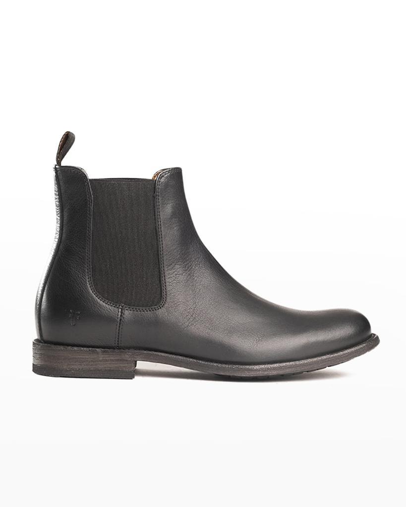 商品Frye|Men's Tyler Leather Chelsea Boots,价格¥2332,第1张图片
