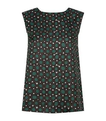 商品Max Mara|Silk Geometric Sleeveless Top,价格¥2689,第1张图片