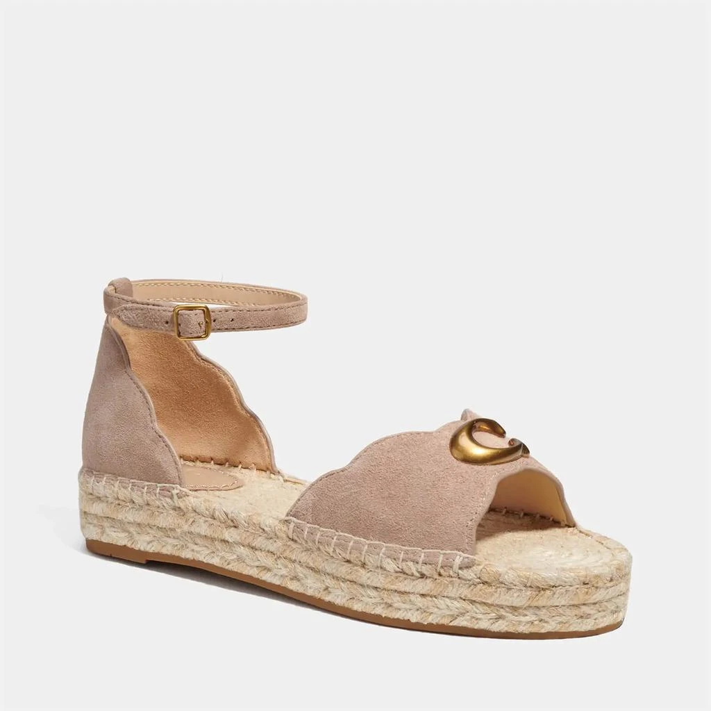 商品Coach|Coach Women's Dillon Suede Espadrilles,价格¥795,第2张图片详细描述