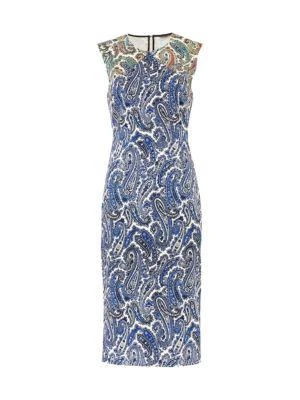 商品Diane von Furstenberg|Paisley Print Sheath Dress,价格¥894,第4张图片详细描述