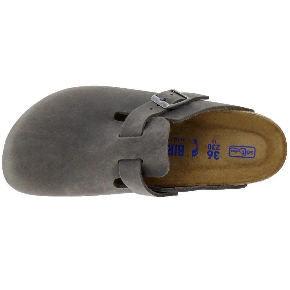 商品Birkenstock|Boston Soft Footbed Oiled Leather Narrow Clogs,价格¥901,第4张图片详细描述