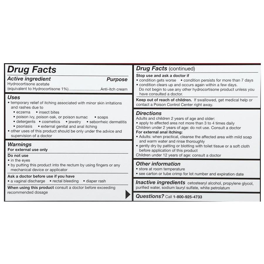 Paraben Free Hydrocortisone 1% Cream商品第2张图片规格展示