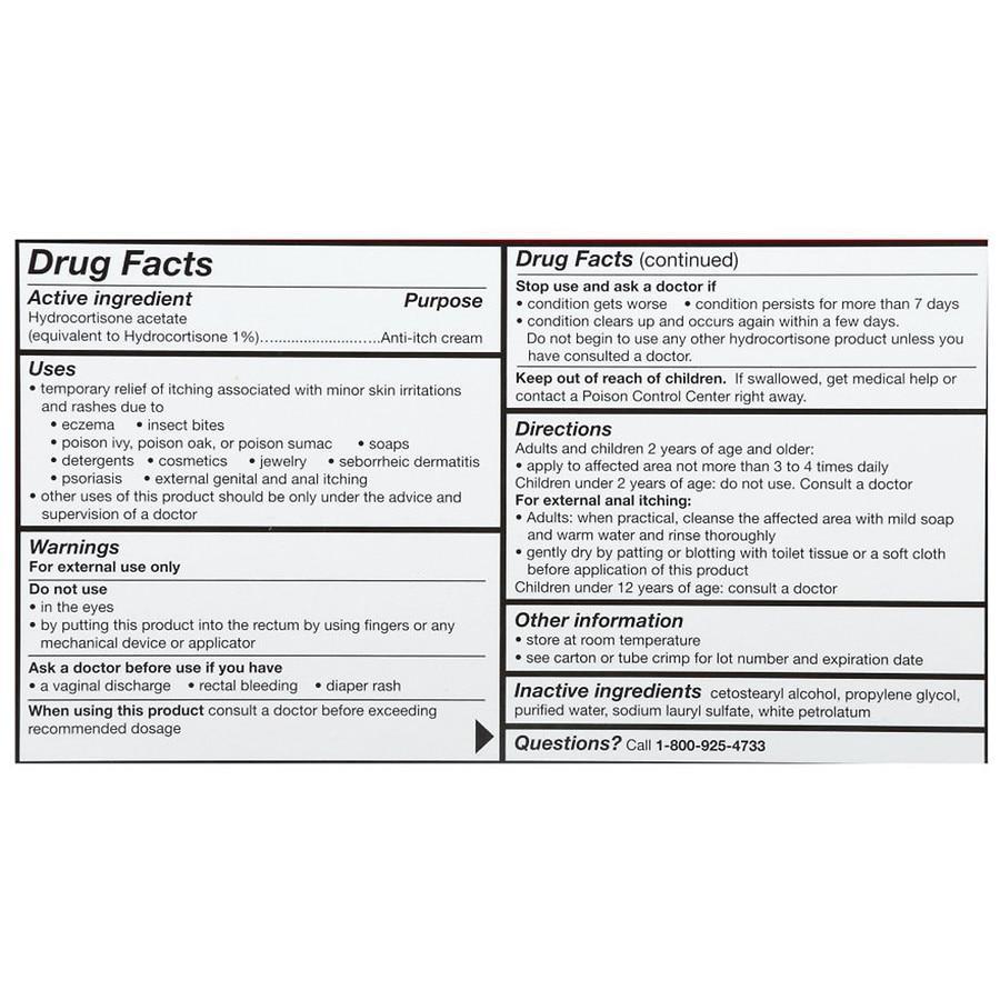 商品Walgreens|Paraben Free Hydrocortisone 1% Cream,价格¥32,第4张图片详细描述