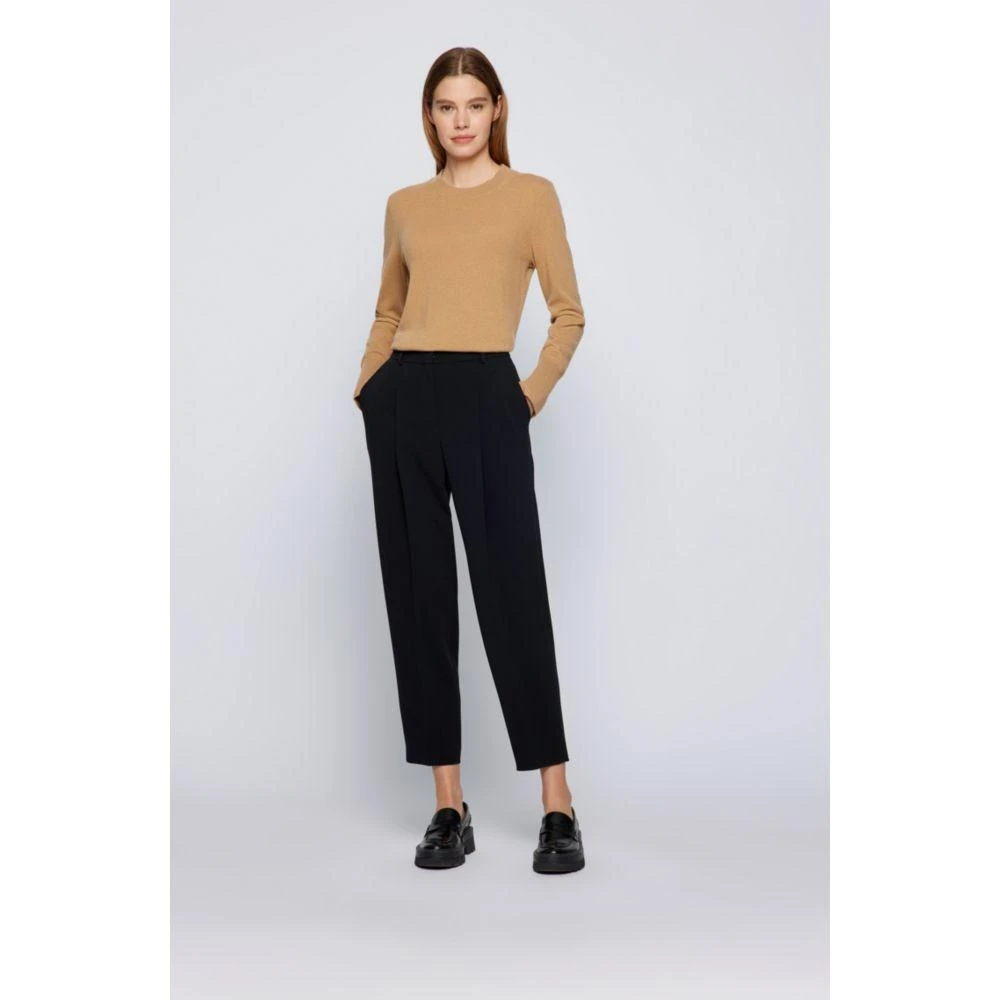 商品Hugo Boss|Crew-neck sweater in pure cashmere,价格¥1099,第2张图片详细描述