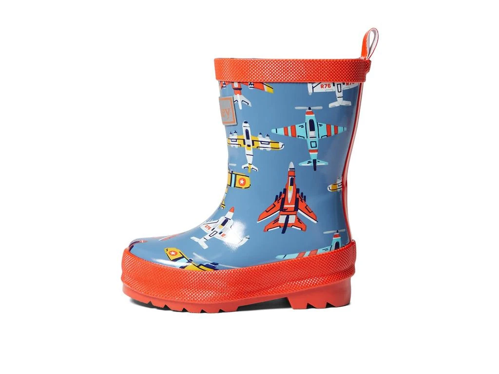 商品Hatley|Flying Aircrafts Shiny Rain Boots (Toddler/Little Kid/Big Kid),价格¥410,第4张图片详细描述