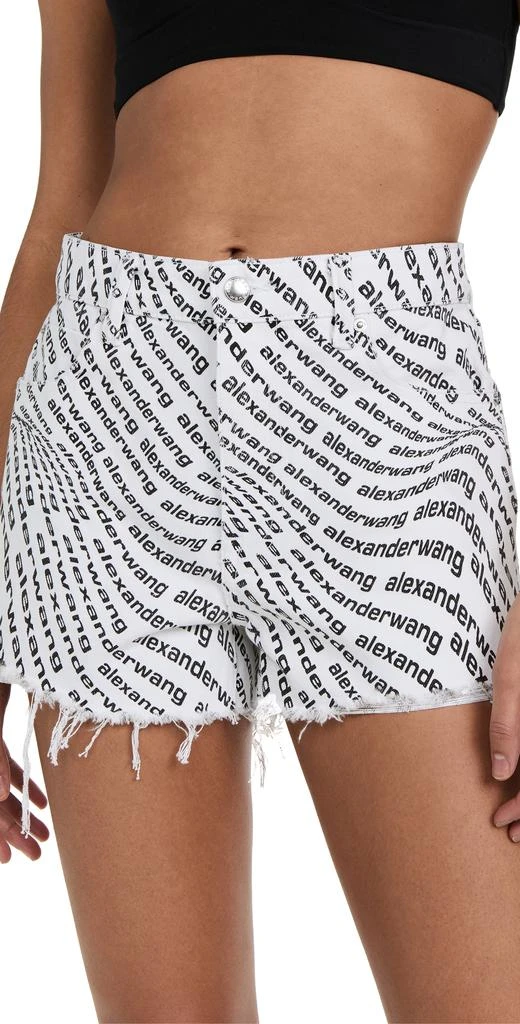 商品Alexander Wang|Alexander Wang Bite 徽标短裤,价格¥899,第1张图片