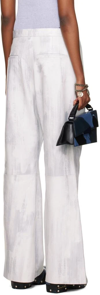 商品Acne Studios|SSENSE Exclusive White Leather Trousers,价格¥5010,第3张图片详细描述