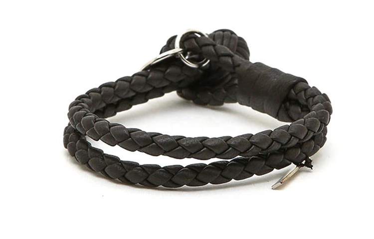 商品[国内直发] Bottega Veneta|葆蝶家 双层叠戴设计 999银 手链 男女同款情侣款,价格¥3563,第6张图片详细描述