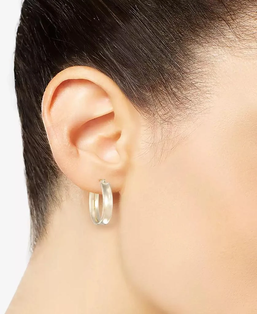 商品Macy's|Polished Round Hoop Earrings in 10k Yellow Gold,价格¥1014,第2张图片详细描述