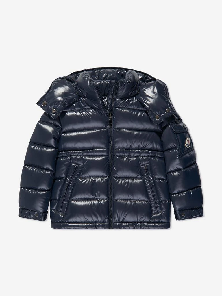 商品Moncler|Girls Down Padded Maire Jacket in Navy,价格¥5272-¥6706,第1张图片