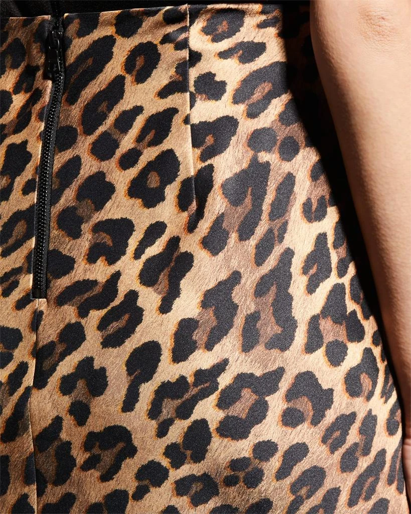 Maeve Cheetah Asymmetric Slip Skirt 商品