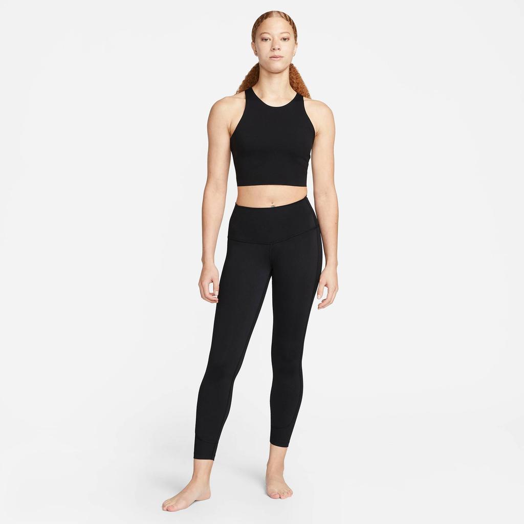 商品NIKE|Nike Women's Yoga Dri-FIT Luxe Cropped Tank Top,价格¥384,第4张图片详细描述