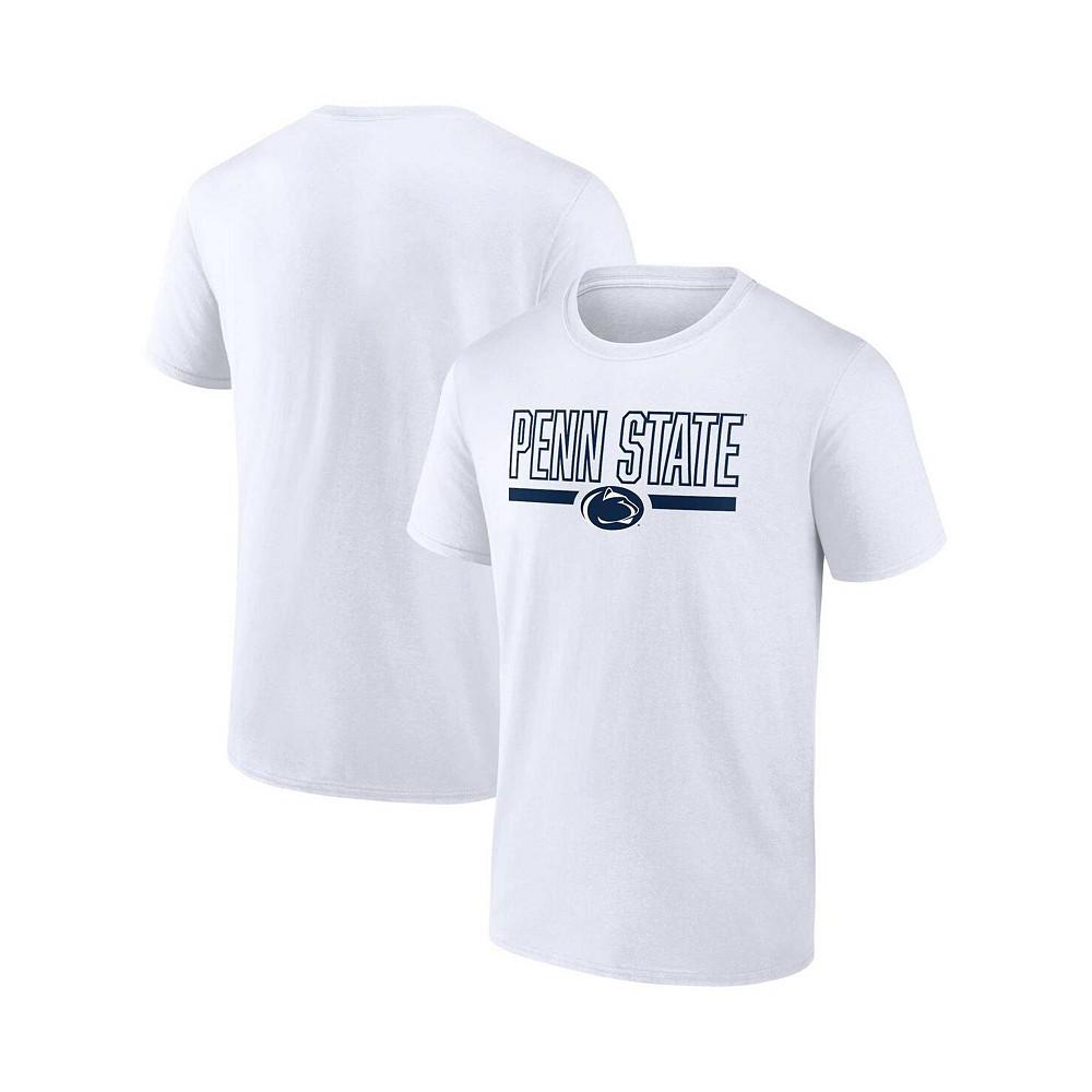 Men's Branded White Penn State Nittany Lions Classic Inline Team T-shirt商品第1张图片规格展示