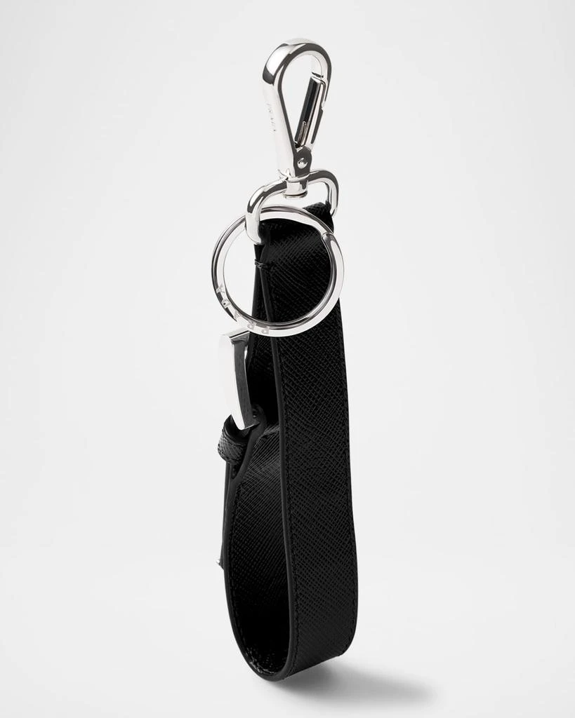 商品Prada|Men's Saffiano Leather Key Ring,价格¥3776,第2张图片详细描述
