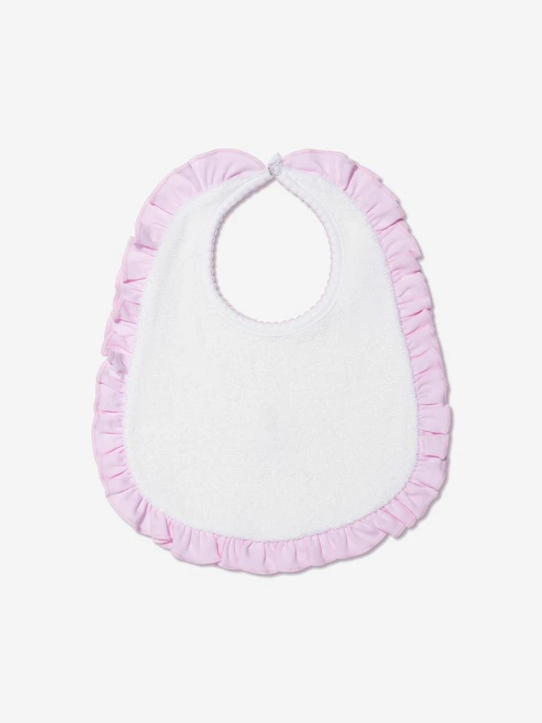 商品Magnolia Baby|Magnolia Baby Baby Girls Princess Swan Embroidered Ruffle Bib in White,价格¥72,第2张图片详细描述