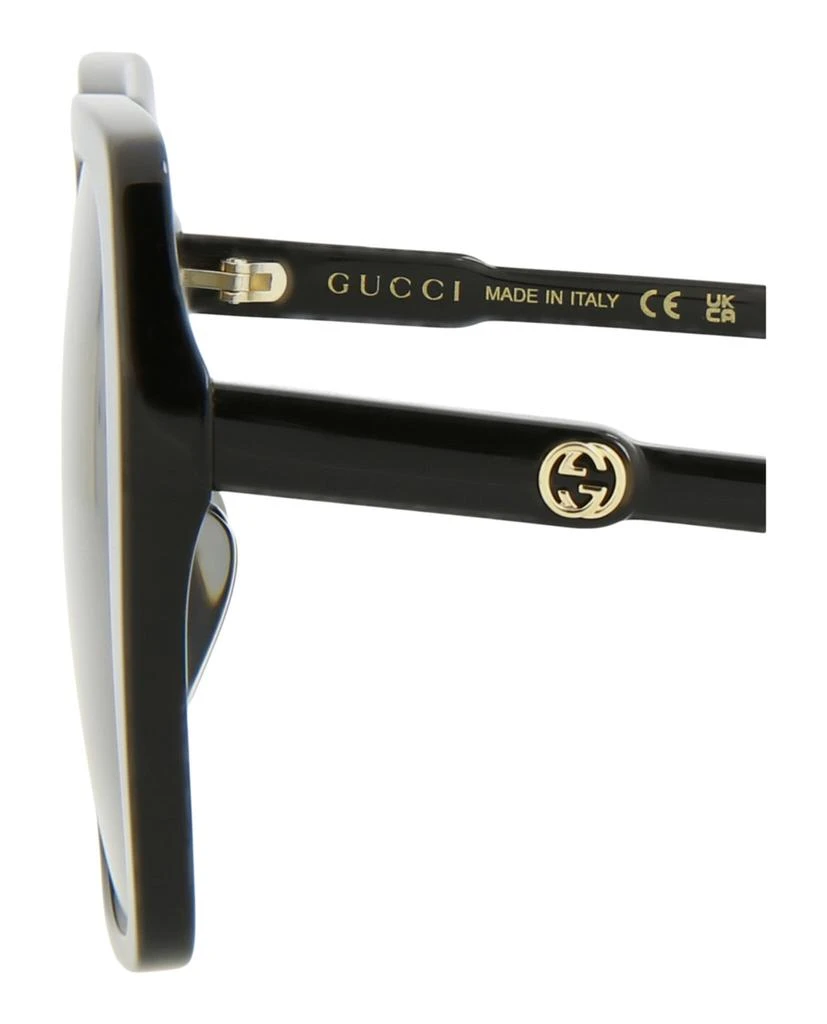 商品Gucci|女式 方框醋酸纤维太阳镜,价格¥911,第4张图片详细描述