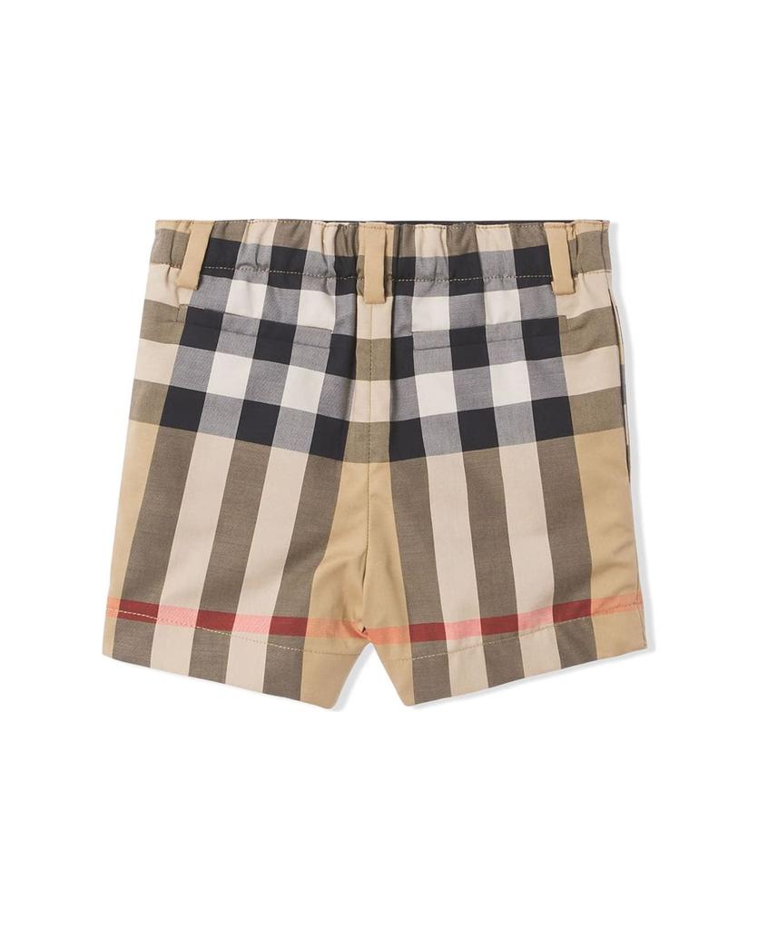 Boys Vintage Check Cotton Shorts商品第2张图片规格展示