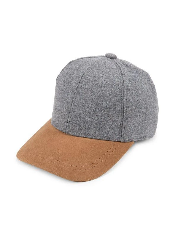 商品Bruno Magli|Two-Tone Wool-Blend Baseball Cap,价格¥244,第1张图片