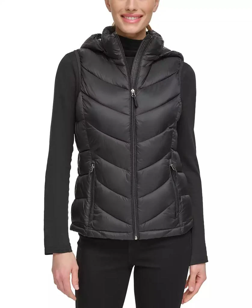 商品Charter Club|Women's Packable Hooded Puffer Vest, Created for Macy's,价格¥190,第1张图片