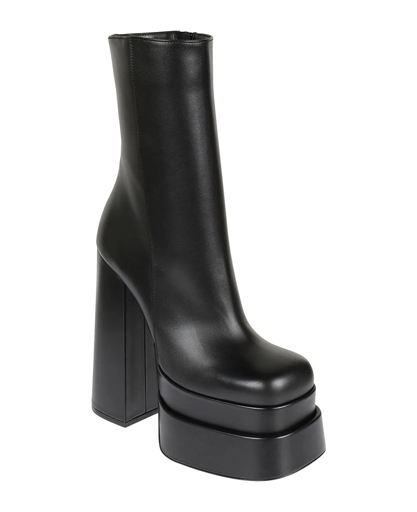 商品Versace|Side Zipped Wedge Boots,价格¥7140,第2张图片详细描述