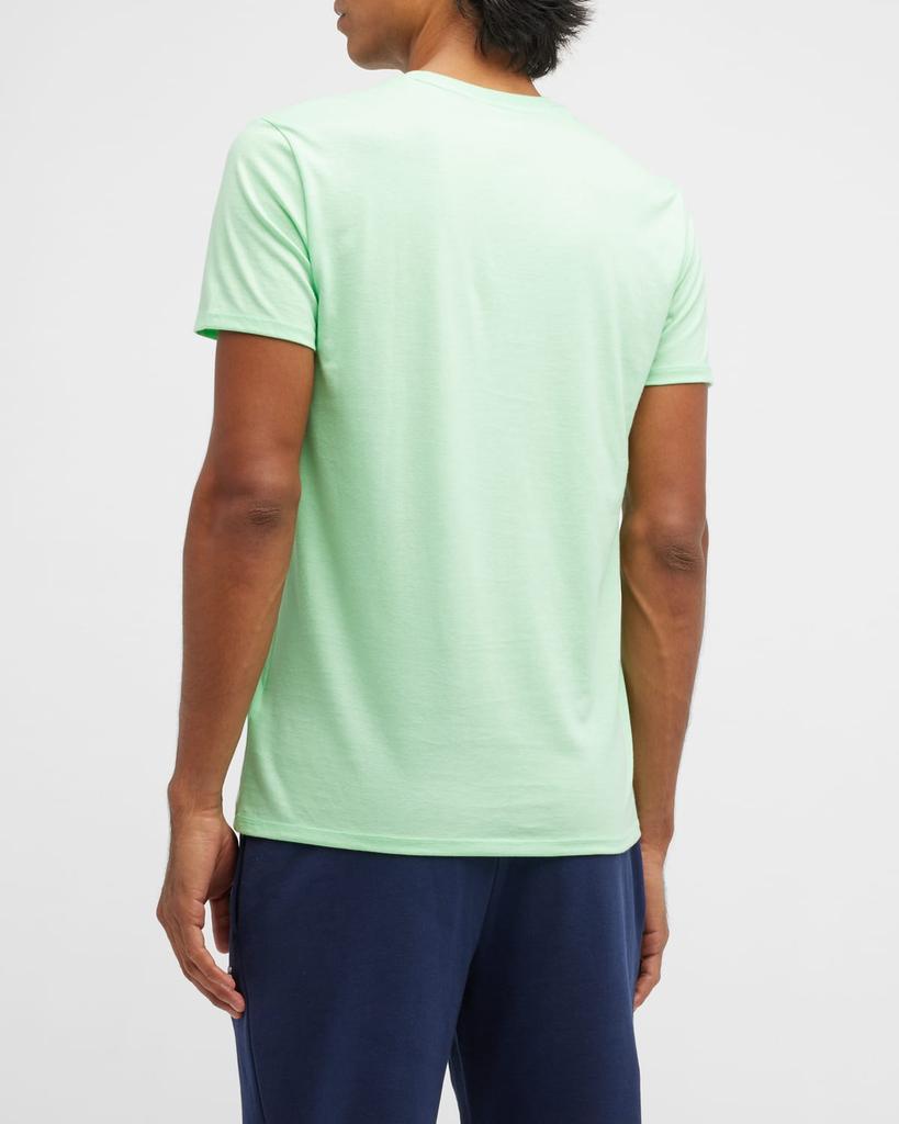 商品Lacoste|Men's Pima Crew T-Shirt,价格¥442,第6张图片详细描述