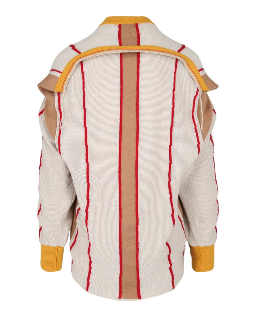 Striped-Knit Sweater商品第2张图片规格展示