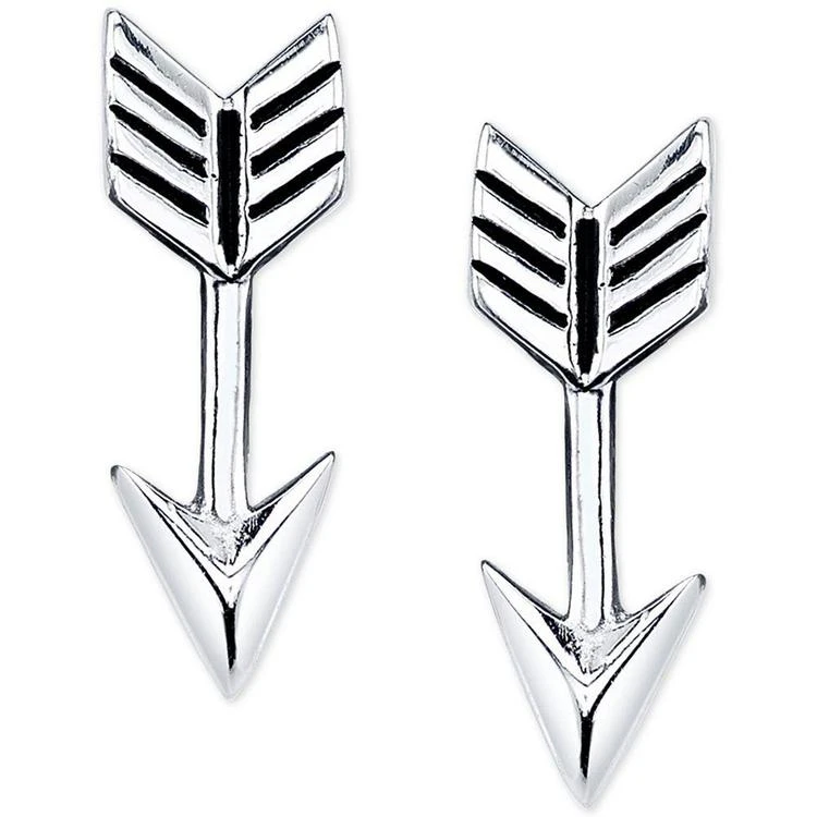 商品Unwritten|Sterling Silver Arrow Stud Earrings,价格¥94,第2张图片详细描述